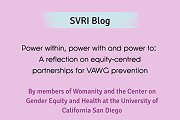 Power within, power with and power to: A reflection on equity-centred partnerships for VAWG prevention